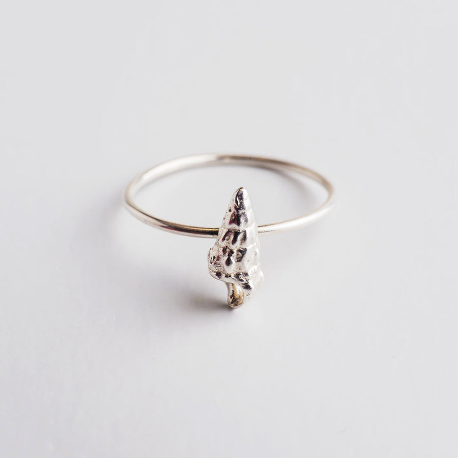 Romantic seashell - ring - silver 925