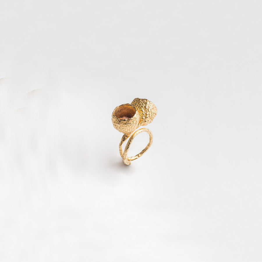 Break the spell - adjustable ring - gold plated
