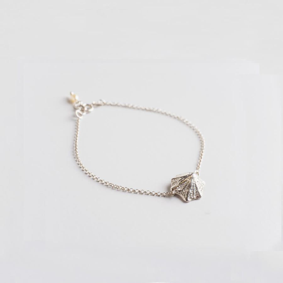 Πεταλίδα rock - βραχιόλι charm - ασήμι 925