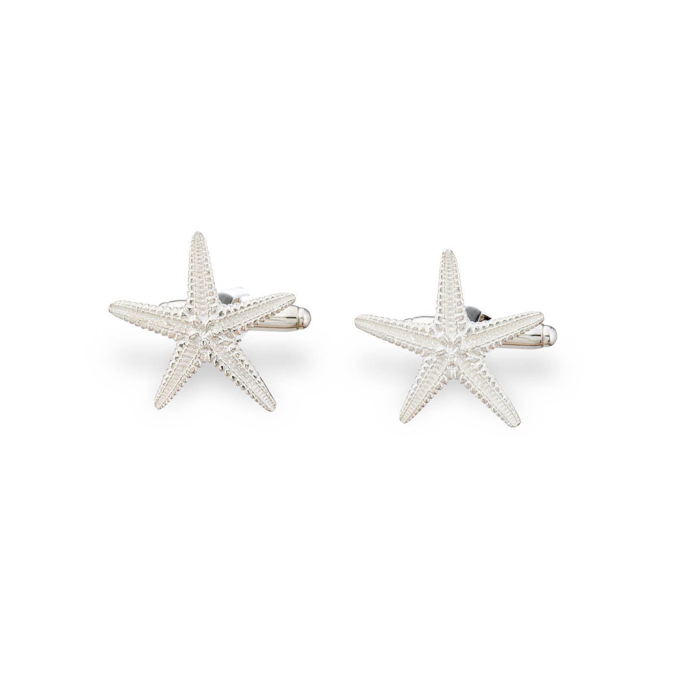 Starfish – cufflinks - silver 925