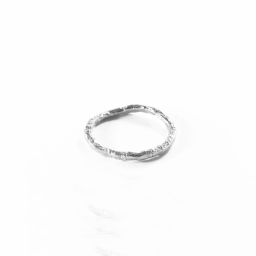 Βέρα κλαδί - δαχτυλίδι - ασήμι 925