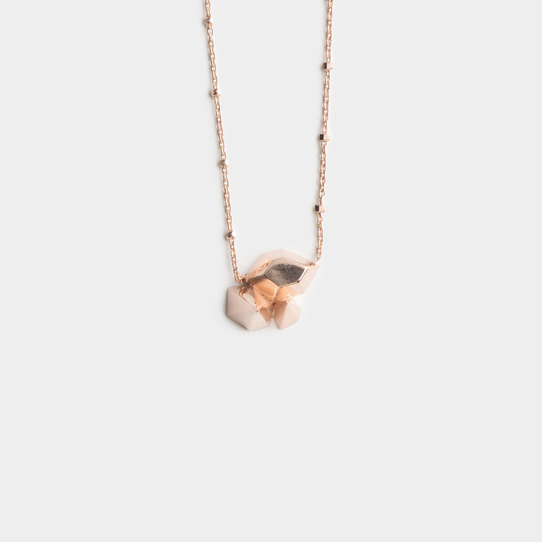 Morning Dream - necklace - sterling silver 925 - rose gold plated